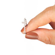 Christianity Cross Ring - Pray Through It 