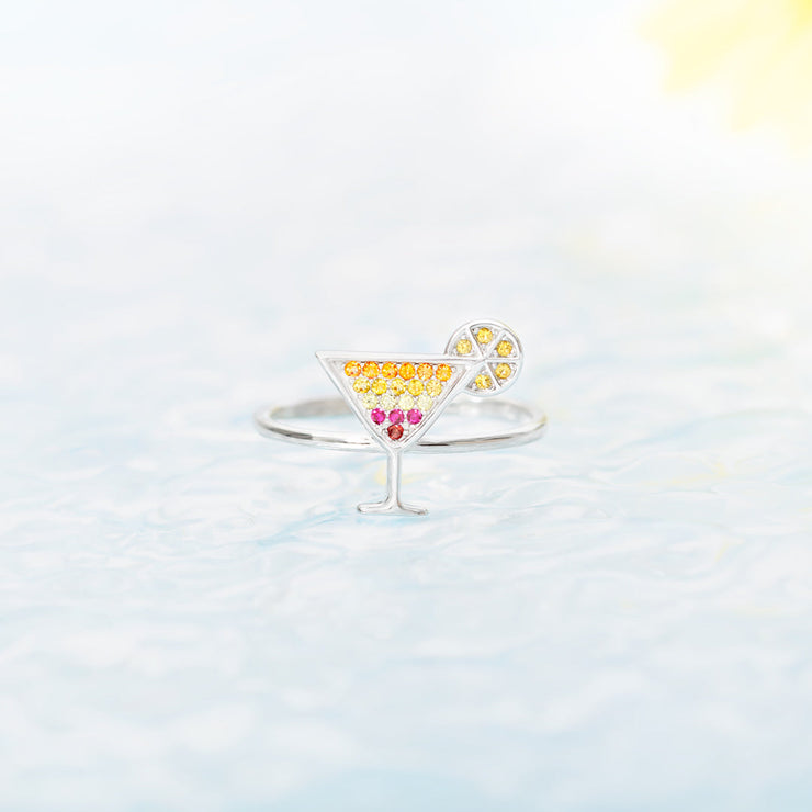 Cocktail Cup Ring S925