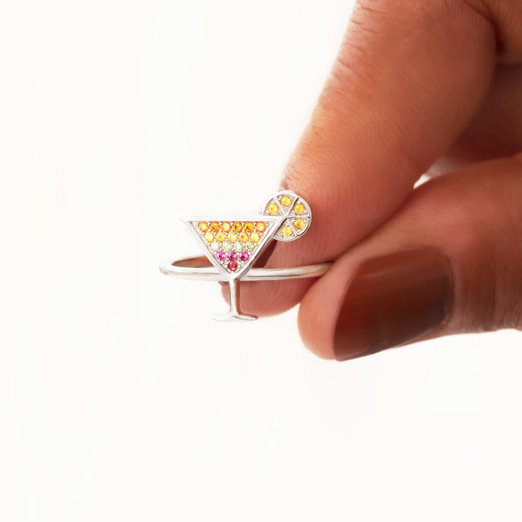 Cocktail Cup Ring S925