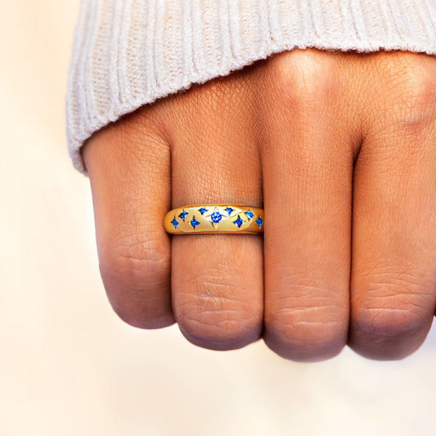 Sparkle Stars Dôme Ring