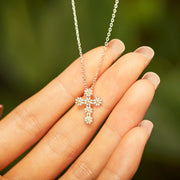 Daisy Cross Necklace
