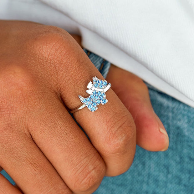 Pavé Puppy Dog Ring