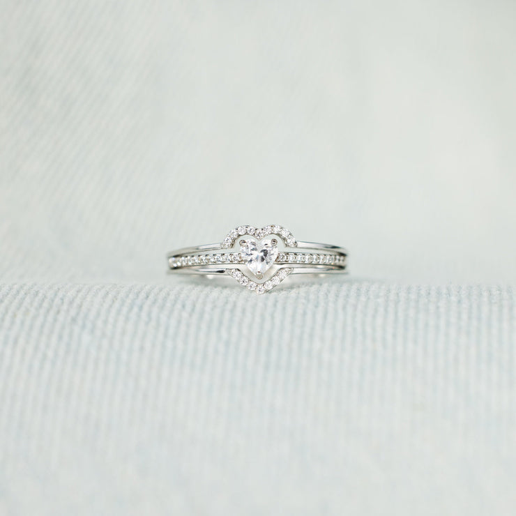 Layered Heart Ring