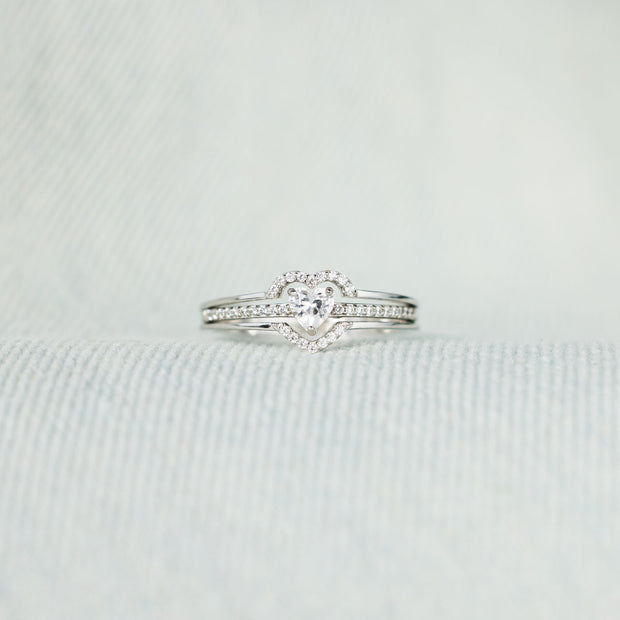 Layered Heart Ring