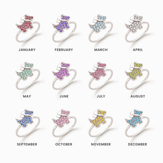 The Dog Mother Pavé Puppy Dog Ring