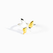 Two-Tone Butterfly Ring