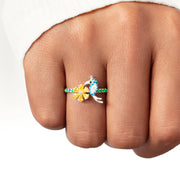 Bird And Flower Ring-Toucan Do It 