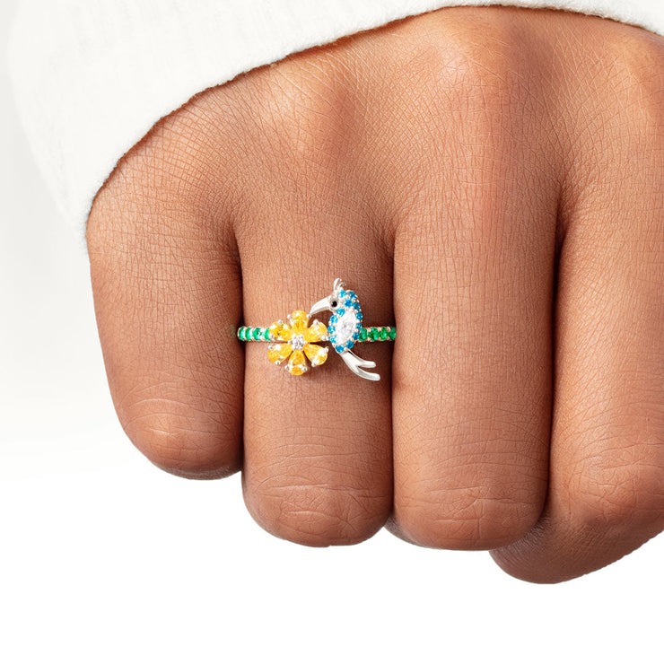 Bird And Flower Ring-Toucan Do It 