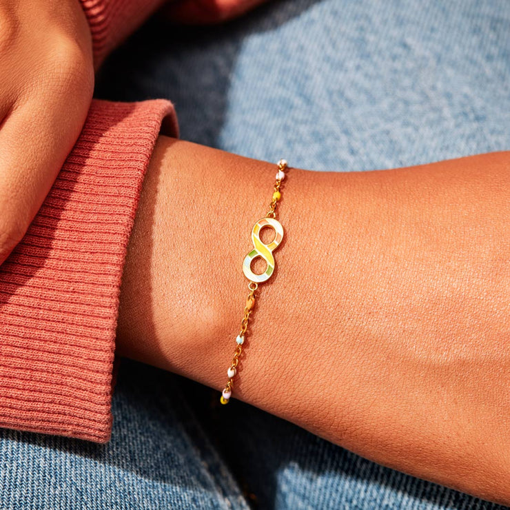 Rainbow Infinity Bracelet
