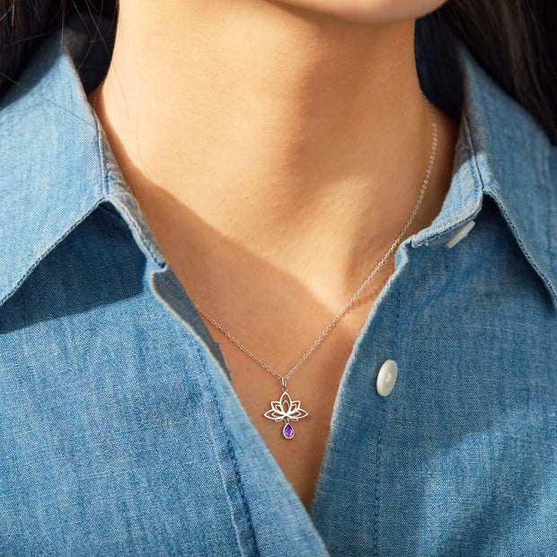 No Mud No Lotus Necklace