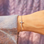 Minimalist Cross Bracelet