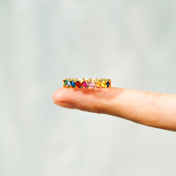 Rainbow Ring Band