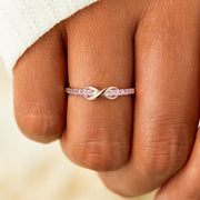 Mother & Daughter Forever Linked Together Ring