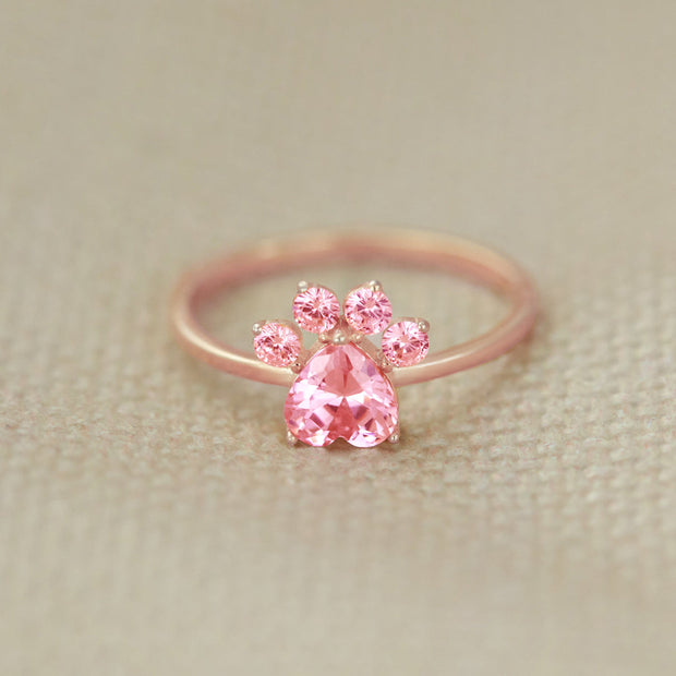 I Find Your Paw Dog Paw Ring