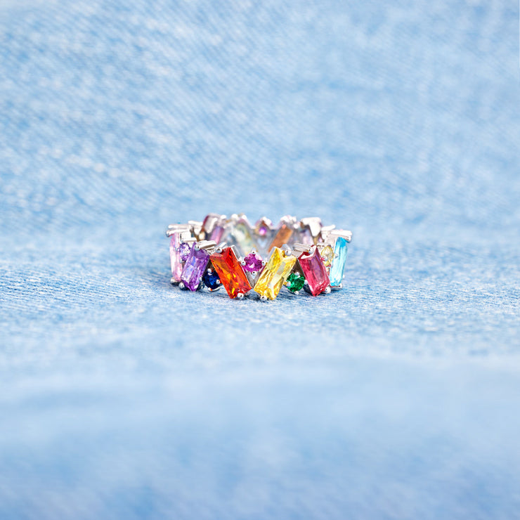 Pride Rainbow Promise Ring
