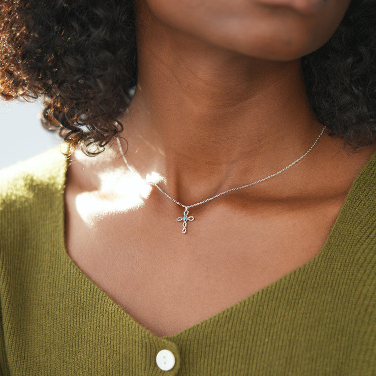 Twisted Cross Necklace
