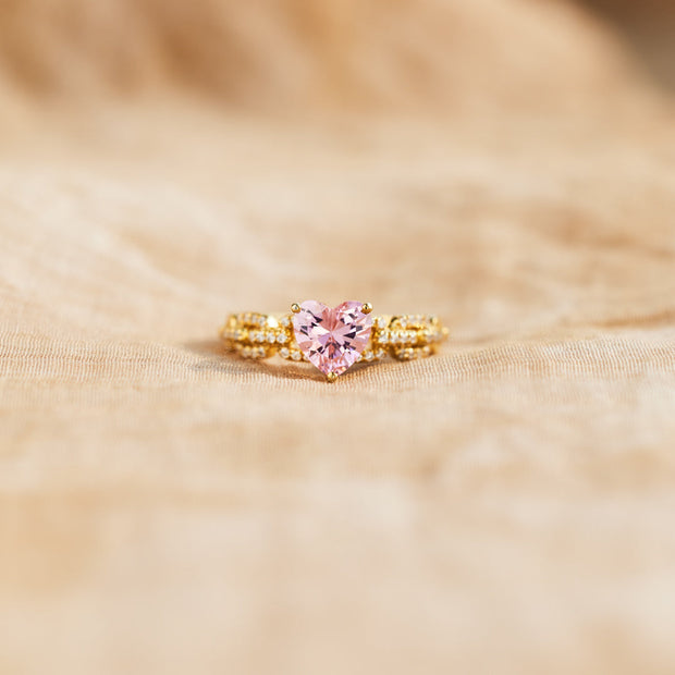 Heart And Link Ring