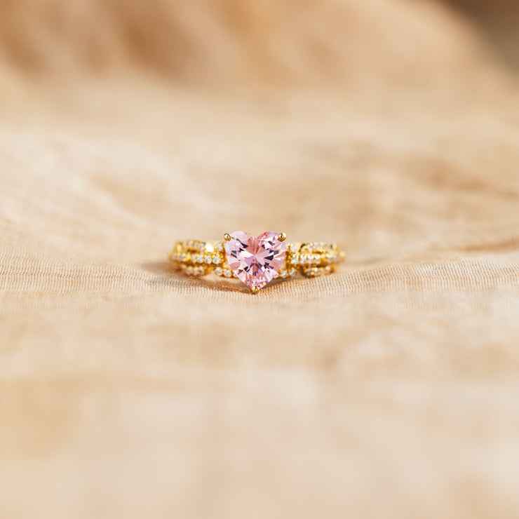 Heart And Link Ring
