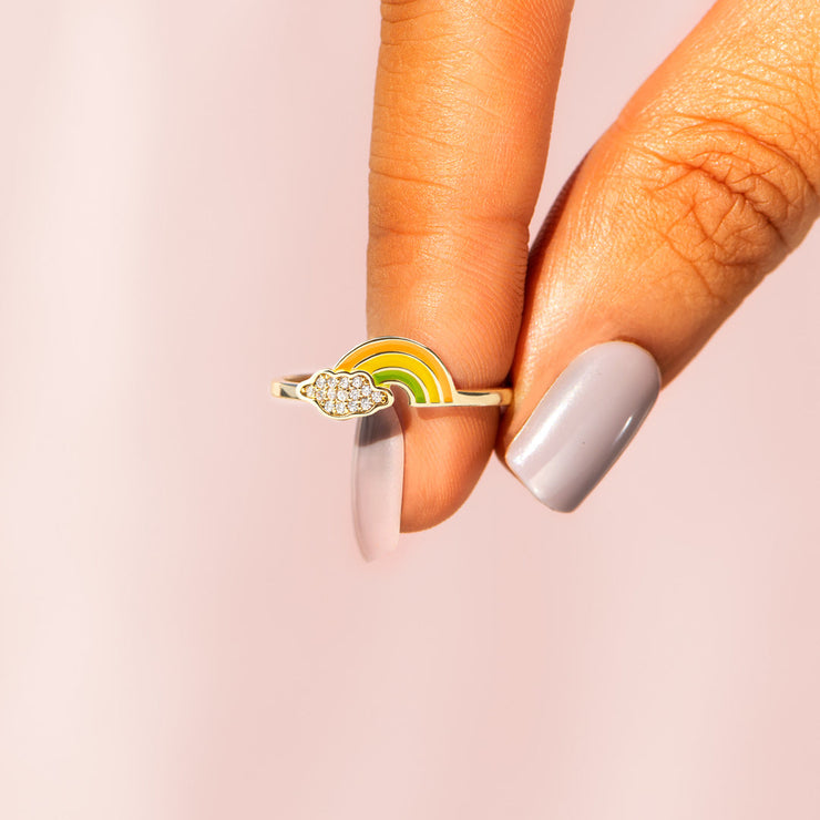 Thank U For Being The Rainbow In My Cloud Rainbow Cloud Ring