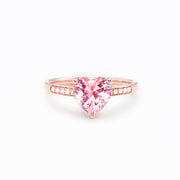 Heart Solitaire Ring