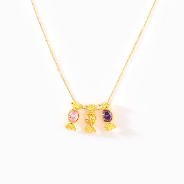 1-8 Candy Birthstones Necklace