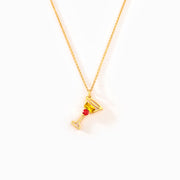 Drunk In Love Cocktail Birthstone Necklace