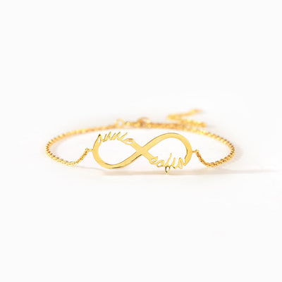 Two Names Infinity Bracelet