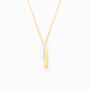 Emotional Support Duo Color Sticking Together Necklace