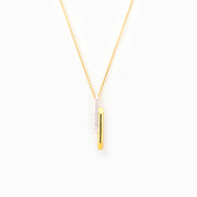 Duo Color Sticking Together Necklace