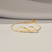 Two Names Infinity Bracelet