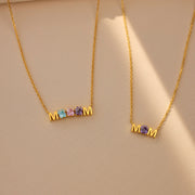 The Dog Mother 1-5 Paws Birthstones Necklace