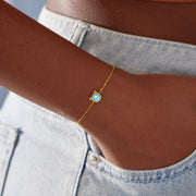 The Catmother Birthstone Cat Bracelet