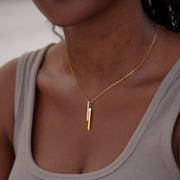 Duo Color Sticking Together Necklace