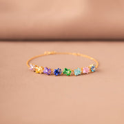 Mama’s Little Pups 1-8 Birthstone Paw Bracelet