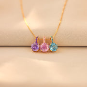 Mama’s Little Treasures 1-8 Millennium Rose Birthstones Necklace