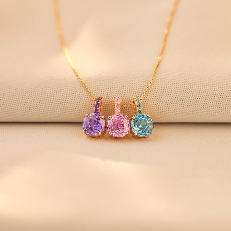 Nana's Mini Squad 1-8 Millennium Rose Birthstones Necklace