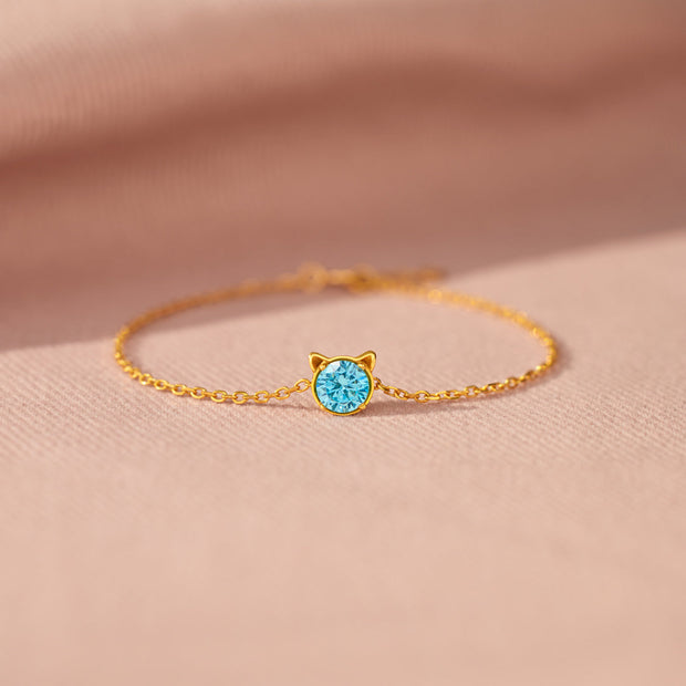 The Dogmother Birthstone Dog Bracelet