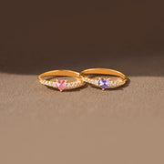 Mama's Valentines Custom Heart-Cut Ring