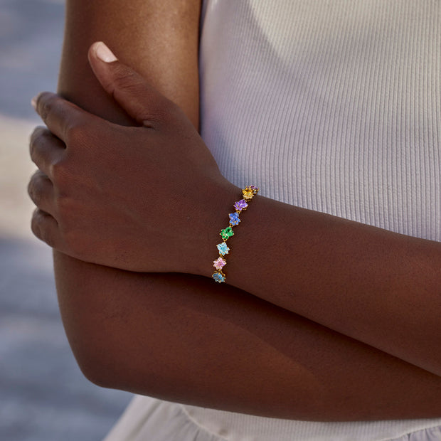 Mama’s Little Kittens 1-8 Birthstone Paw Bracelet