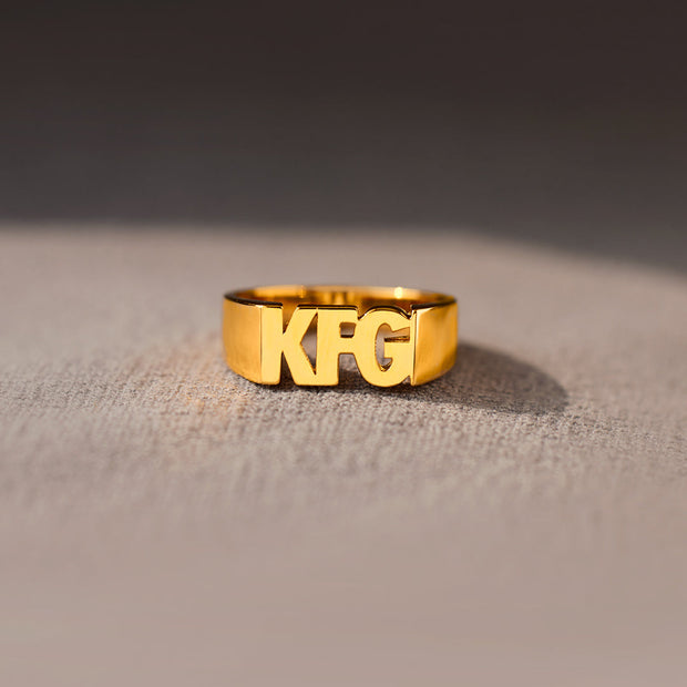 A Self Reminder Motivational Mantra Ring