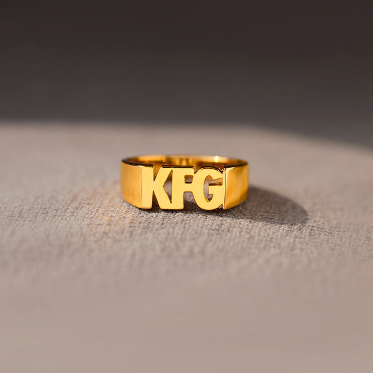 Keep F♥cking Going Mantra Ring