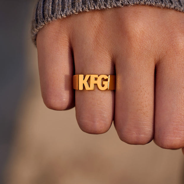 Unf♥ck Yourself Motivational Mantra Ring