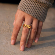 Keep F♥cking Going Mantra Ring