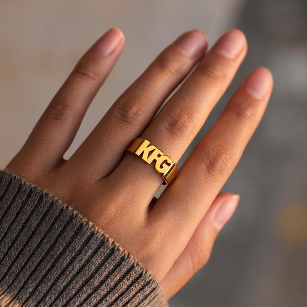 A Self Reminder Motivational Mantra Ring