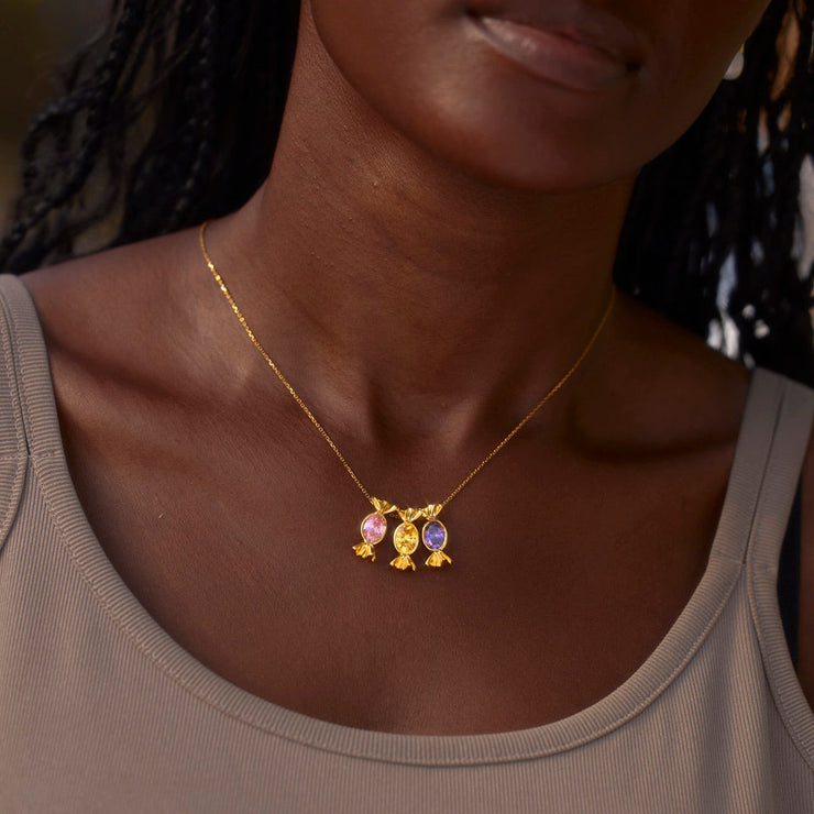1-8 Candy Birthstones Necklace