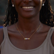 The Dog Mother 1-5 Paws Birthstones Necklace