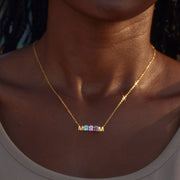 The Dog Mother 1-5 Paws Birthstones Necklace