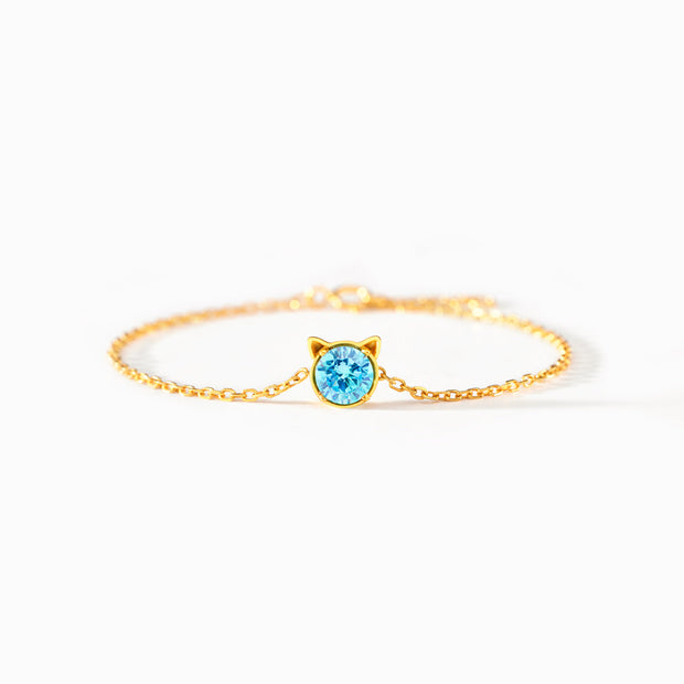 The Dogmother Birthstone Dog Bracelet