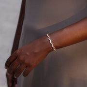 Small Circle Of Female Friends Matching Crystal Wave Bracelet