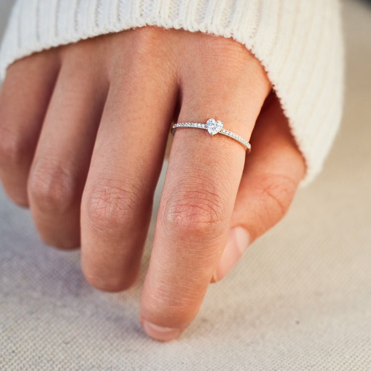 Layered Heart Ring